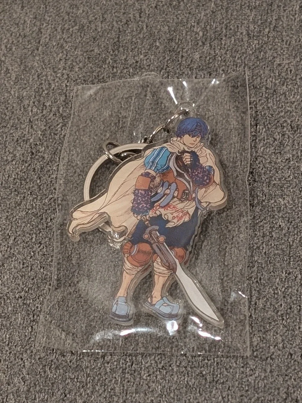 Baten Kaitos Kalas Acrylic Bandai with silver chain & keyring sealed
